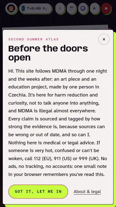 Screenshot of mdma.page