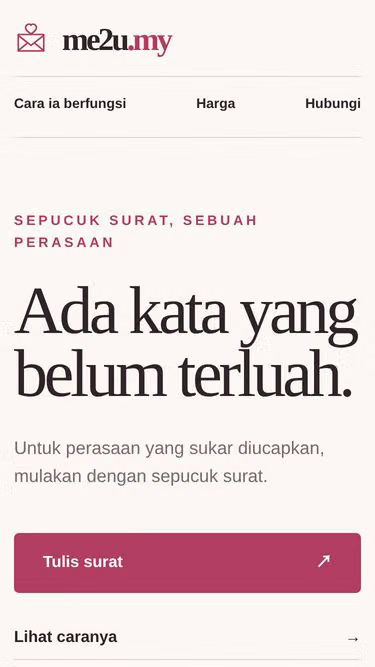 Screenshot of me2u.my