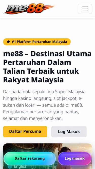 Screenshot of me88.express