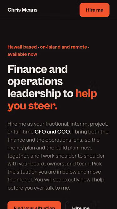 Screenshot of means.biz