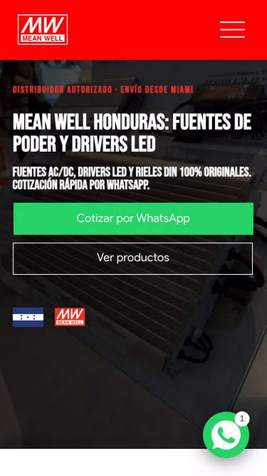 Screenshot of meanwell.hn