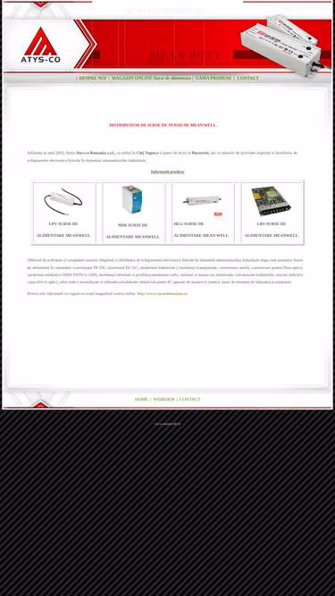 Screenshot of meanwell.ro