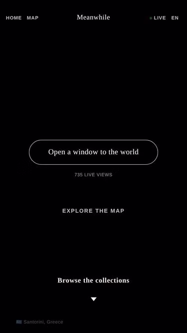 Screenshot of meanwhile.watch