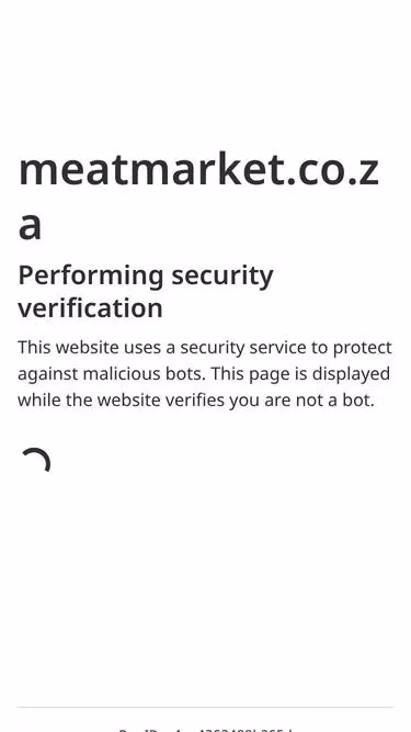 Screenshot of meatmarket.co.za