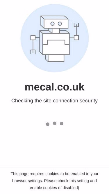 Screenshot of mecal.co.uk