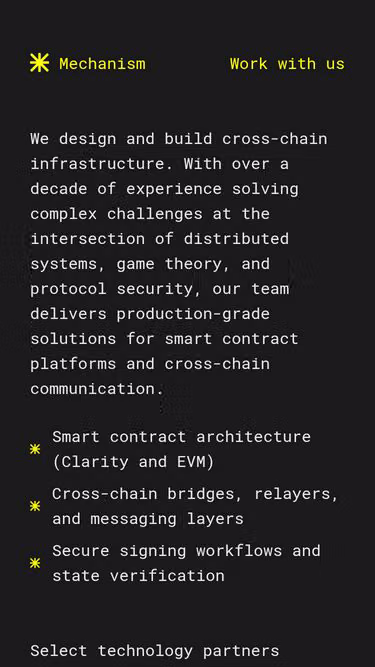 Screenshot of mechanism.so