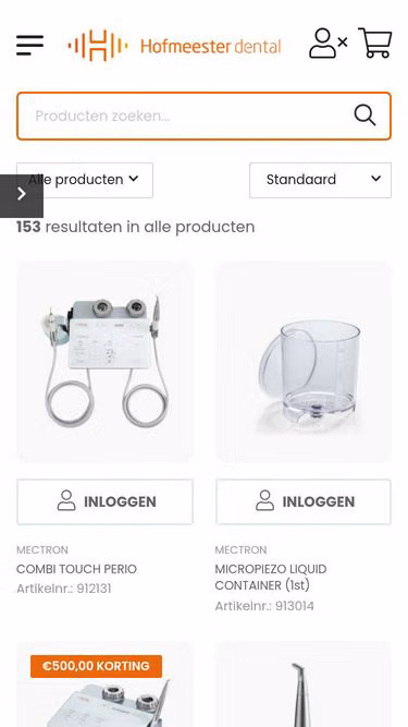 Screenshot of mectron.nl