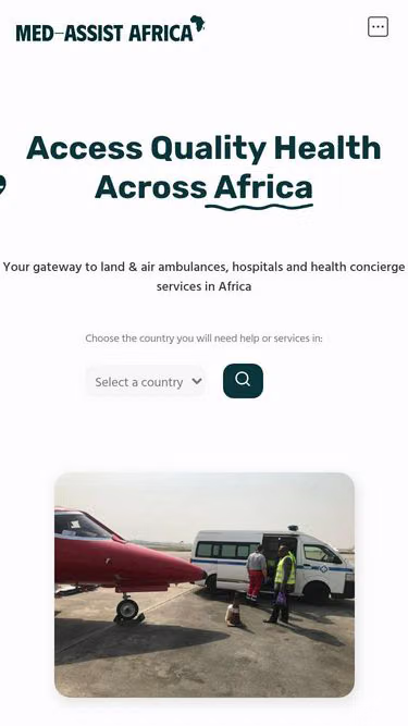 Screenshot of medassist.africa