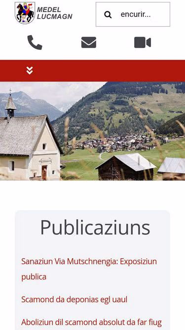Screenshot of medel.ch