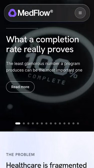 Screenshot of medflow.care