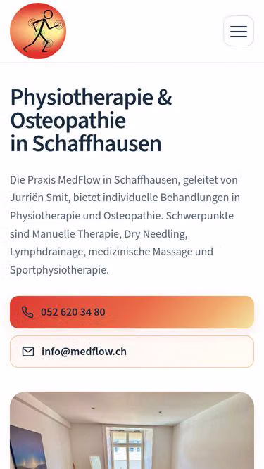 Screenshot of medflow.ch
