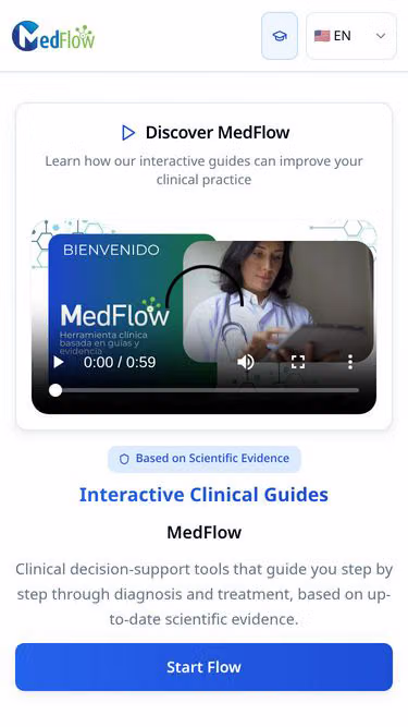 Screenshot of medflow.clinic
