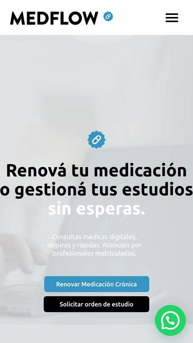 Screenshot of medflow.com.ar