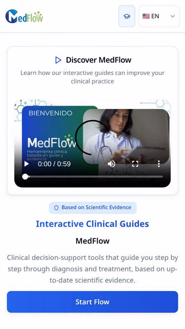 Screenshot of medflow.com.mx
