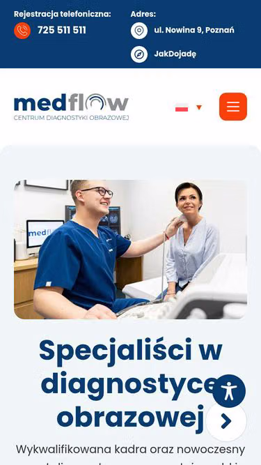 Screenshot of medflow.com.pl
