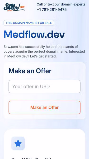 Screenshot of medflow.dev
