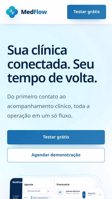 Screenshot of medflow.doctor
