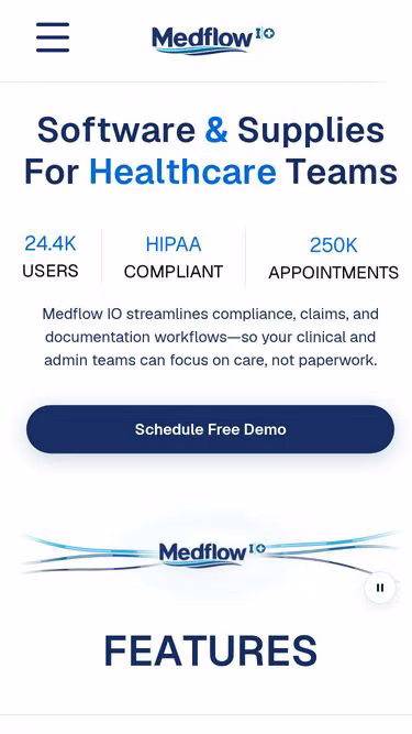 Screenshot of medflow.io