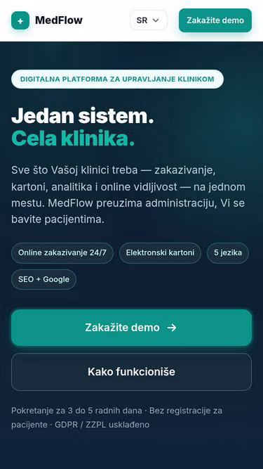 Screenshot of medflow.rs