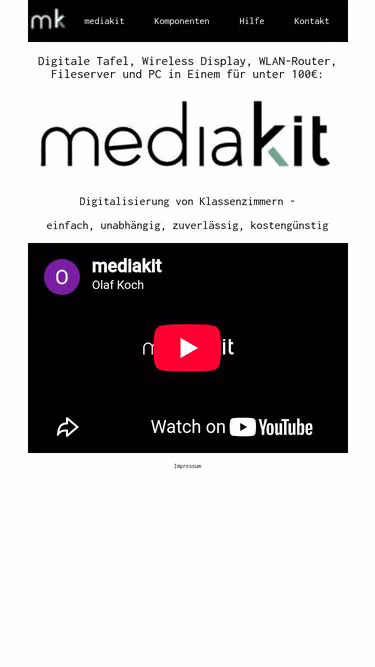 Screenshot of mediakit.education