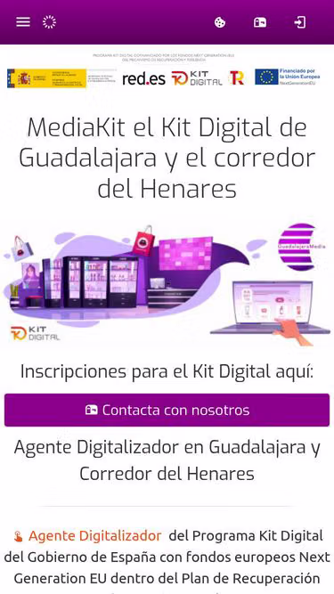 Screenshot of mediakit.es
