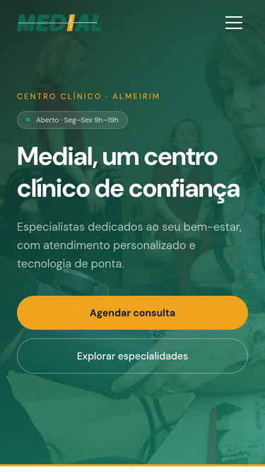Screenshot of medial.pt