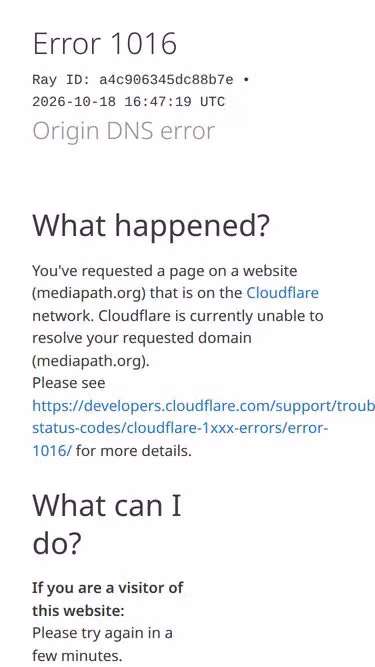 Screenshot of mediapath.org