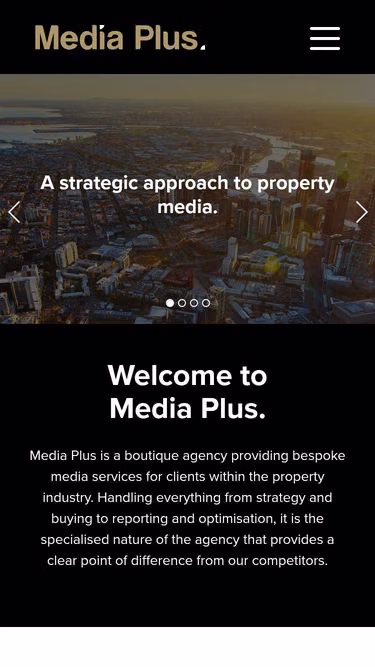 Screenshot of mediaplus.com.au