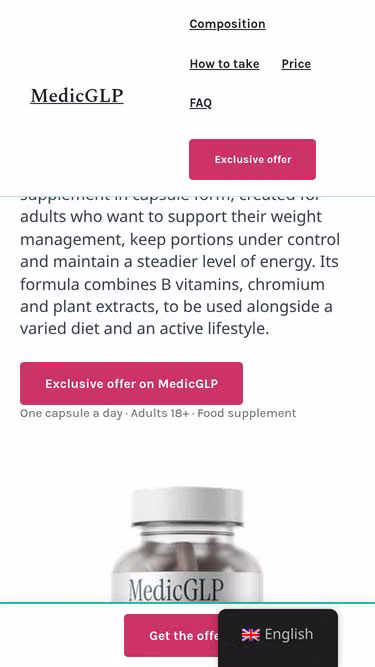 Screenshot of medicglp.co