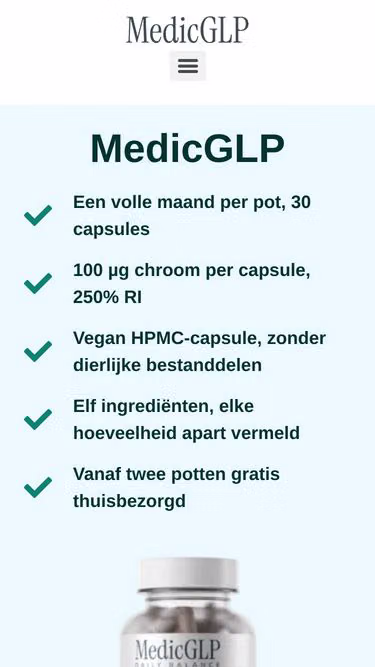 Screenshot of medicglp.nl