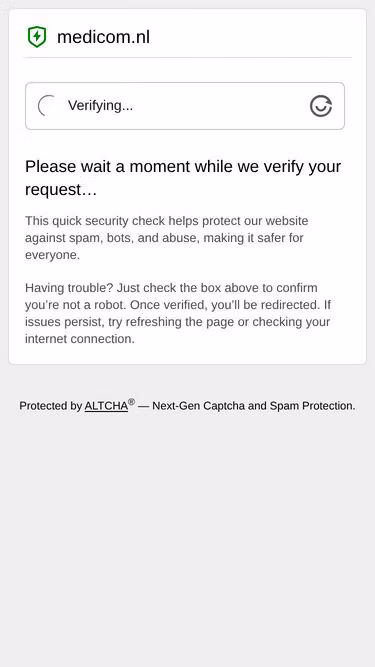 Screenshot of medicom.nl