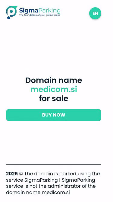 Screenshot of medicom.si