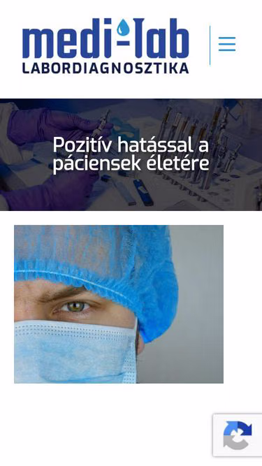 Screenshot of medilab.hu