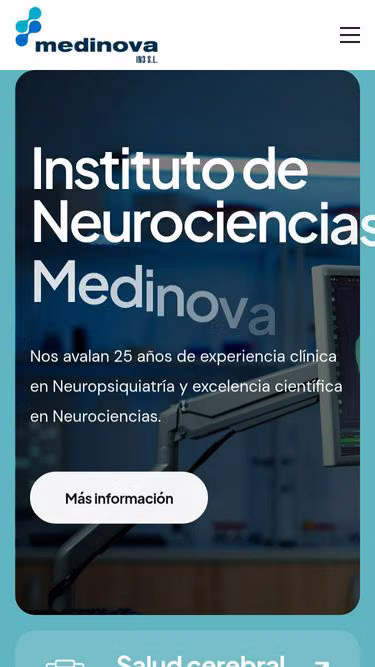 Screenshot of medinova.es