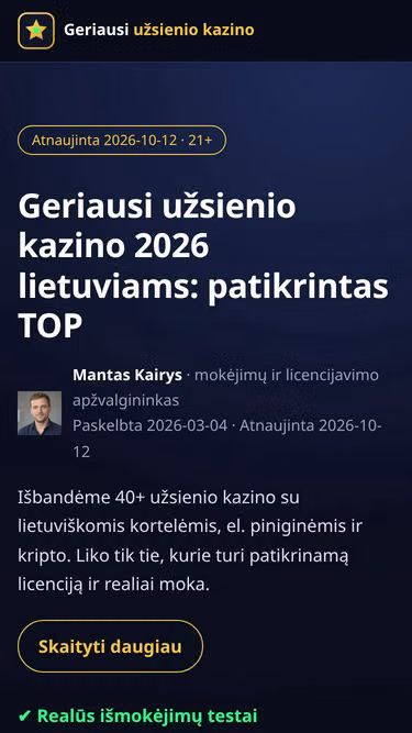 Screenshot of medios.lt