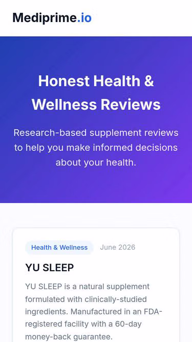Screenshot of mediprime.io