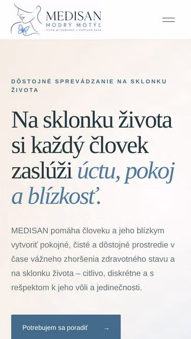 Screenshot of medisan.sk
