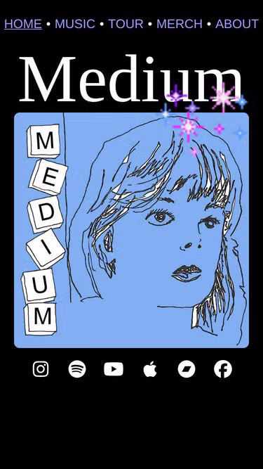 Screenshot of medium.fm