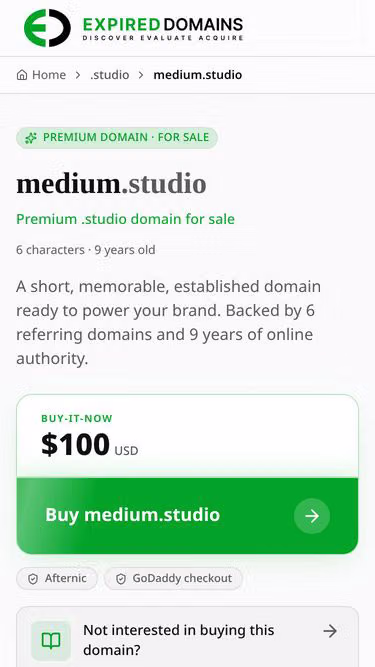 Screenshot of medium.studio