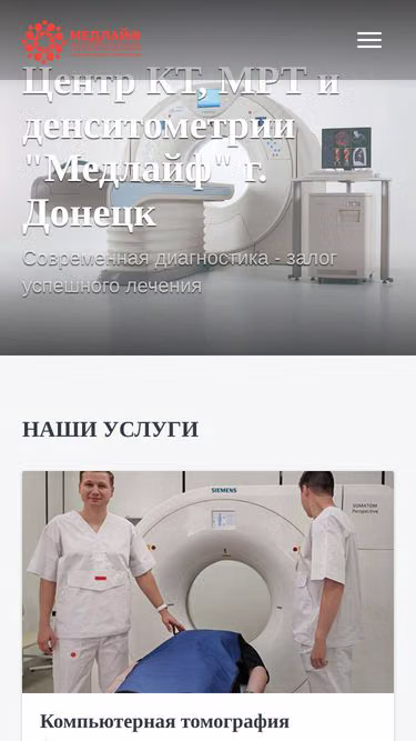 Screenshot of medlife.center