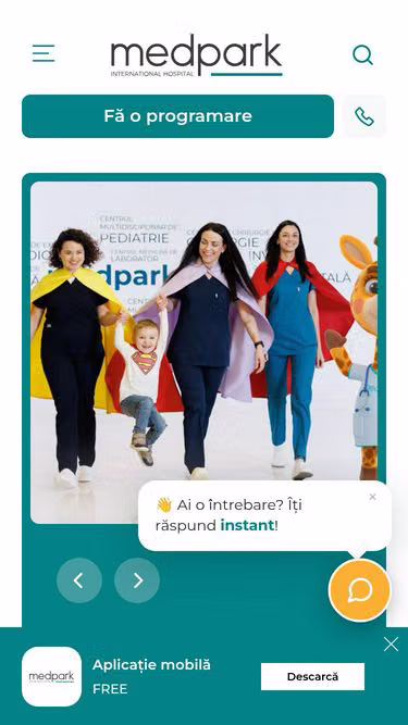 Screenshot of medpark.ai
