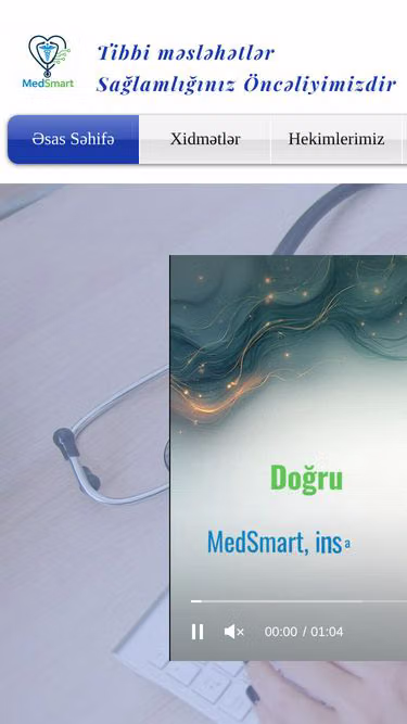 Screenshot of medsmart.az