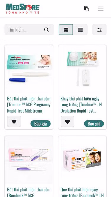 Screenshot of medstore.vn