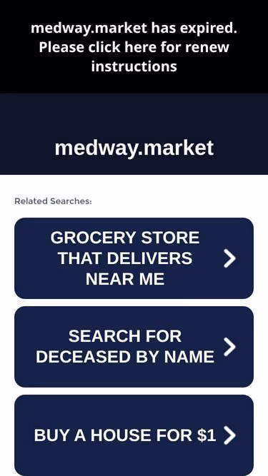 Screenshot of medway.market