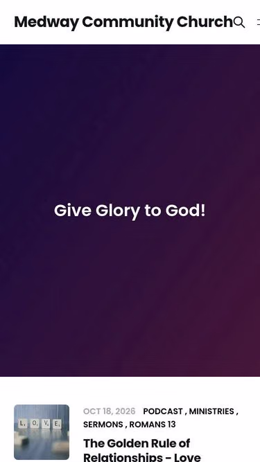 Screenshot of medway.org.za
