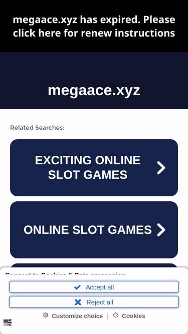 Screenshot of megaace.xyz