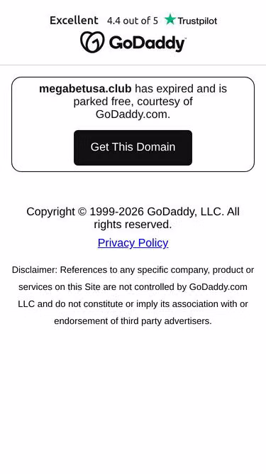 Screenshot of megabetusa.club