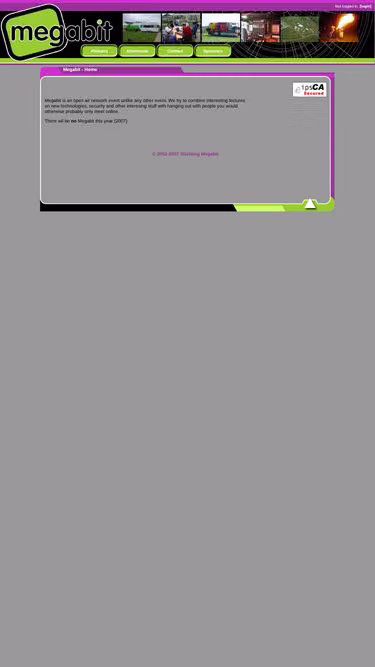 Screenshot of megabit.nl