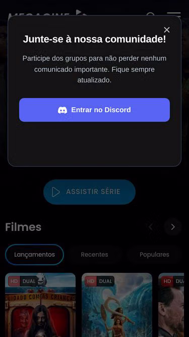 Screenshot of megacine.forum