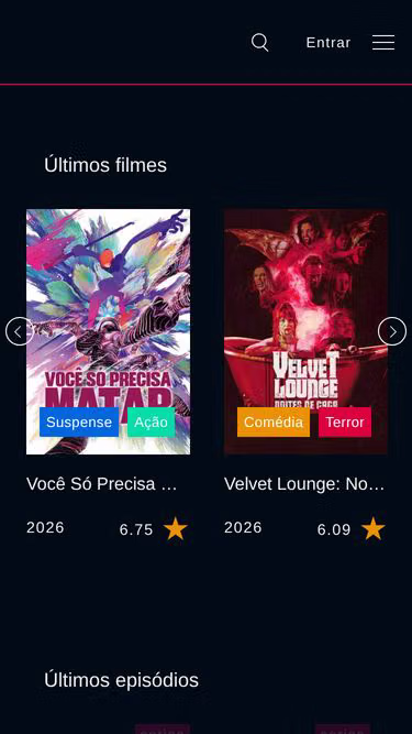 Screenshot of megacine.media